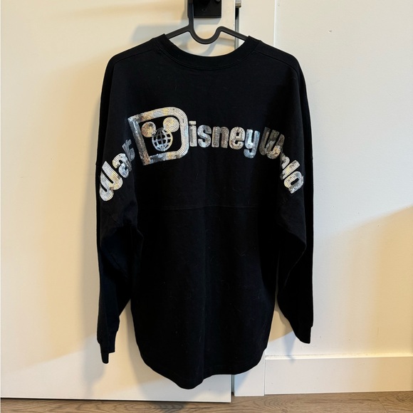 Disney Parks Spirit Jersey XS Disney World Black Longsleeve - Picture 2 of 3